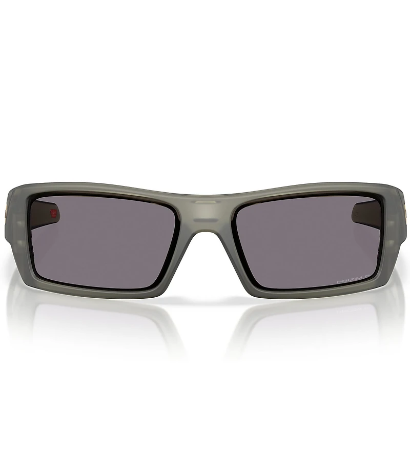 Oakley Men's Gascan OO9014 Polarized 60mm Transparent Rectangle Sunglasses