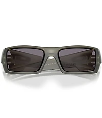 Oakley Men's Gascan OO9014 Polarized 60mm Transparent Rectangle Sunglasses