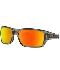 Oakley Men's OO9263 Turbine 65mm Polarized Rectangle Sunglasses