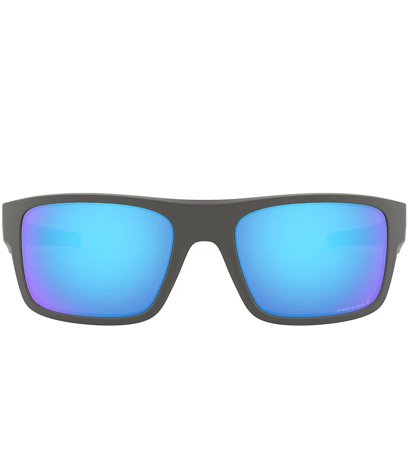 Oakley Men's OO9367 Drop Point 61mm Polarized Rectangle Sunglasses