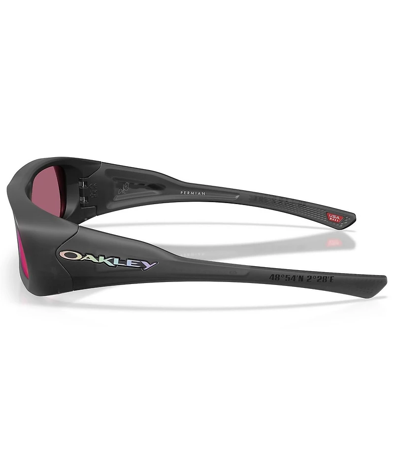 Oakley Men's OO9520 Permian 59mm Rectangle Sunglasses