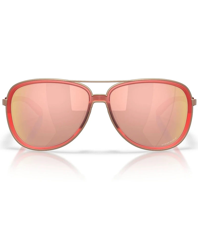Oakley Women's OO4129 Split Time 58mm Aviator Sunglasses