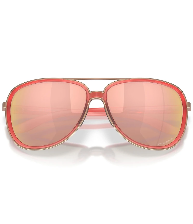 Oakley Women's OO4129 Split Time 58mm Aviator Sunglasses