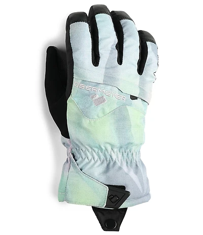Obermeyer Big Girls Crystal Aurora Printed Lava Gloves
