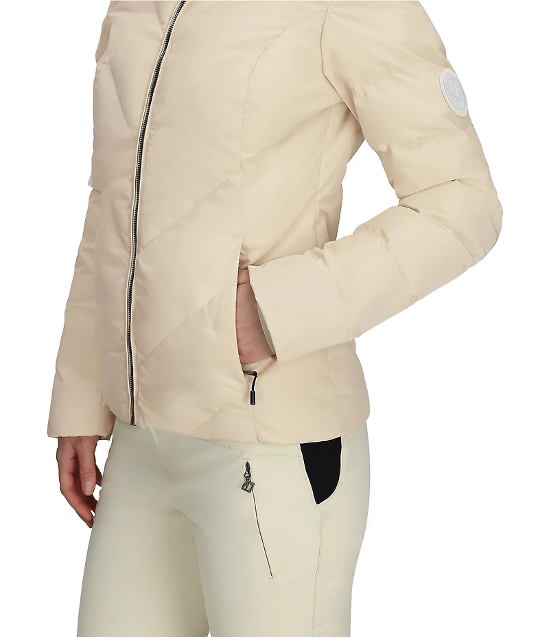 Obermeyer Bombshell Faux Fur Trim Insulated Water Resistant Ski Jacket