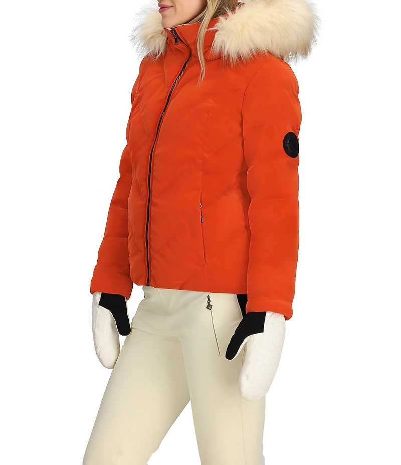 Obermeyer Bombshell Luxe Stand Fleece Collar Zip Front Jacket