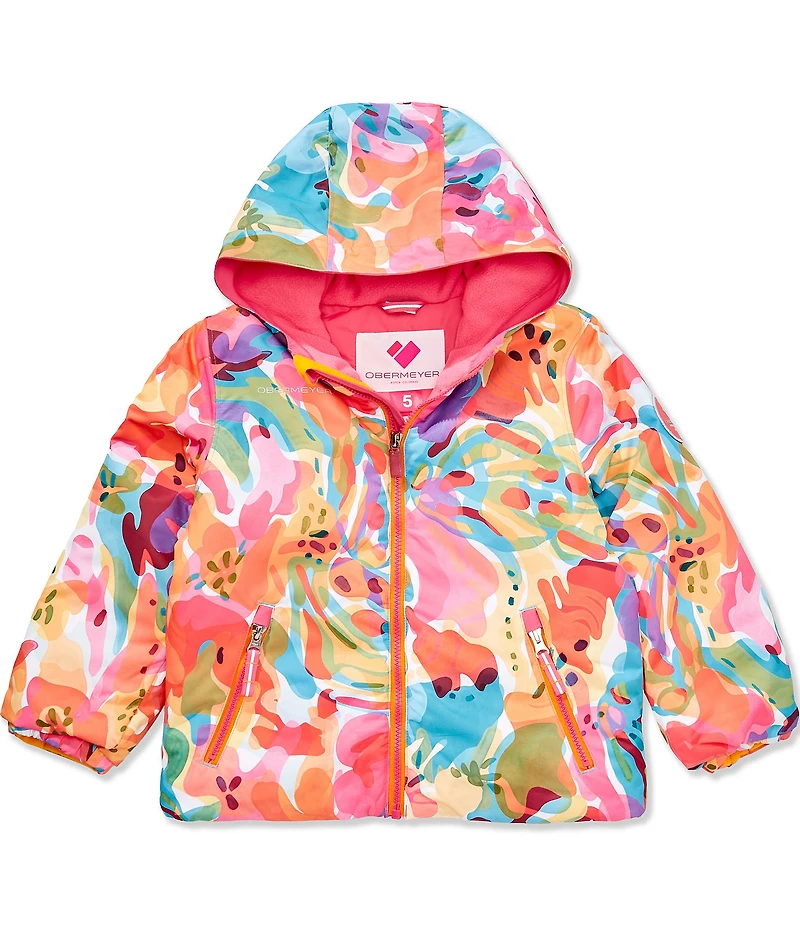Obermeyer Little Girls Printed Ashor Hoodie Jacket