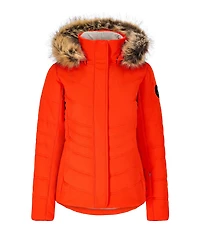 Obermeyer Tuscany II Insulated Long Sleeve Faux Fur Trim Hooded Puffer Ski Jacket