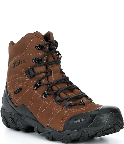Oboz Men's Bridger 8#double; Waterproof Leather Insulated Winter Boots