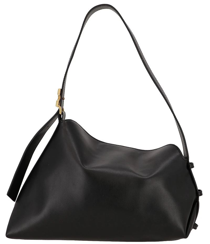Off-White Asymmetrical Leather Shoulder Bag