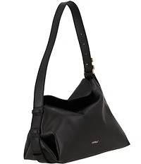 Off-White Asymmetrical Leather Shoulder Bag