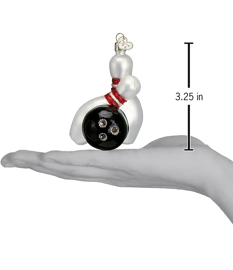 Old World Christmas Bowling Ball & Pins Ornament