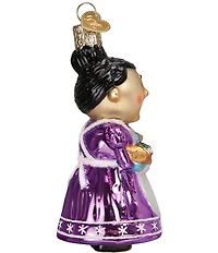 Old World Christmas Cheery Mrs. Claus Glass Ornament