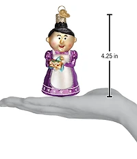 Old World Christmas Cheery Mrs. Claus Glass Ornament