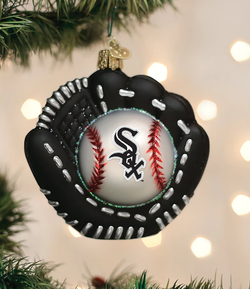 Old World Christmas Chicago White Sox Baseball Mitt Ornament