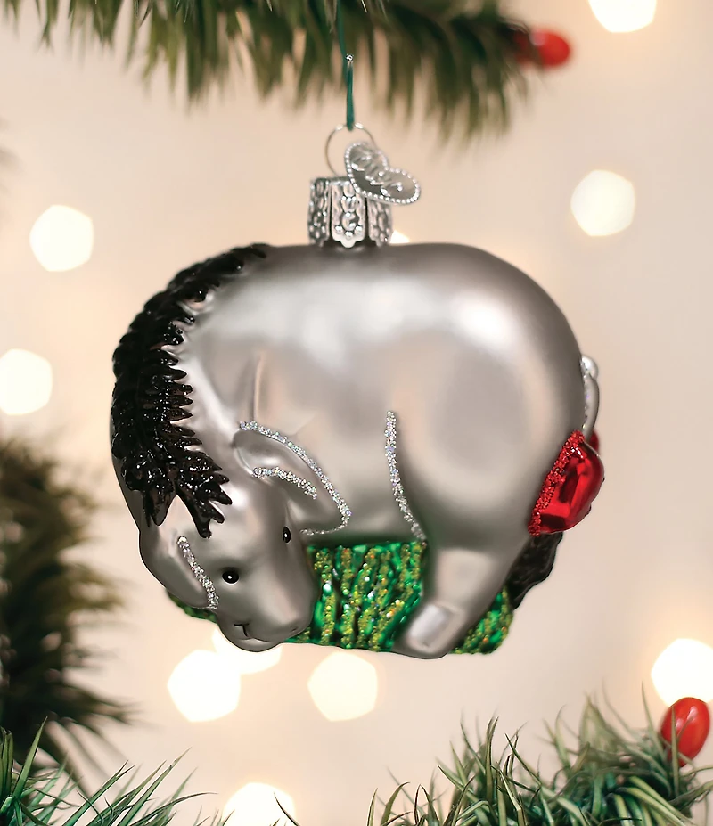 Old World Christmas Eeyore Glass Ornament