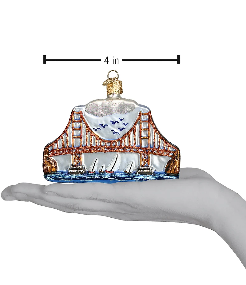 Old World Christmas Golden Gate Bridge Ornament
