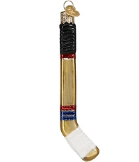 Old World Christmas Hockey Stick Ornament
