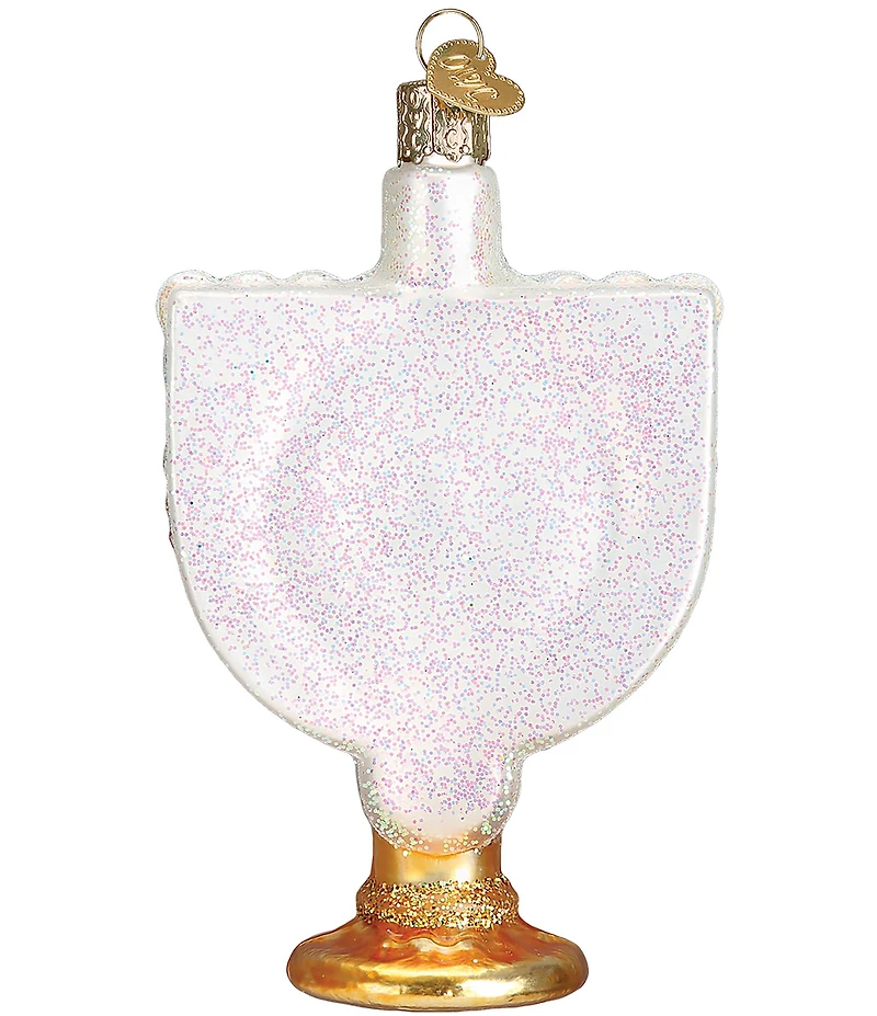 Old World Christmas Menorah Glass Ornament