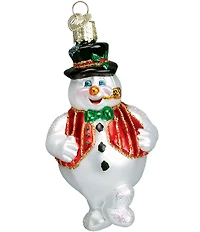 Old World Christmas Mr. Frosty Glass Ornament