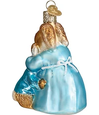 Old World Christmas Mrs. Rabbit And Peter Glass Ornament