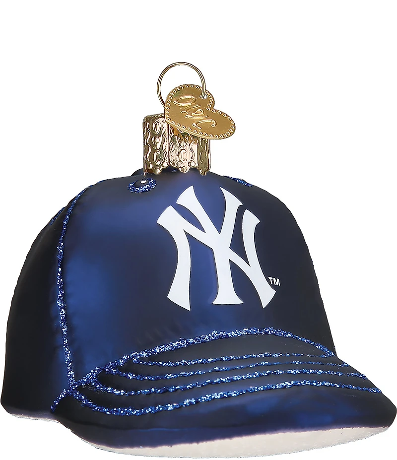 Old World Christmas New York Yankees Baseball Cap Ornament
