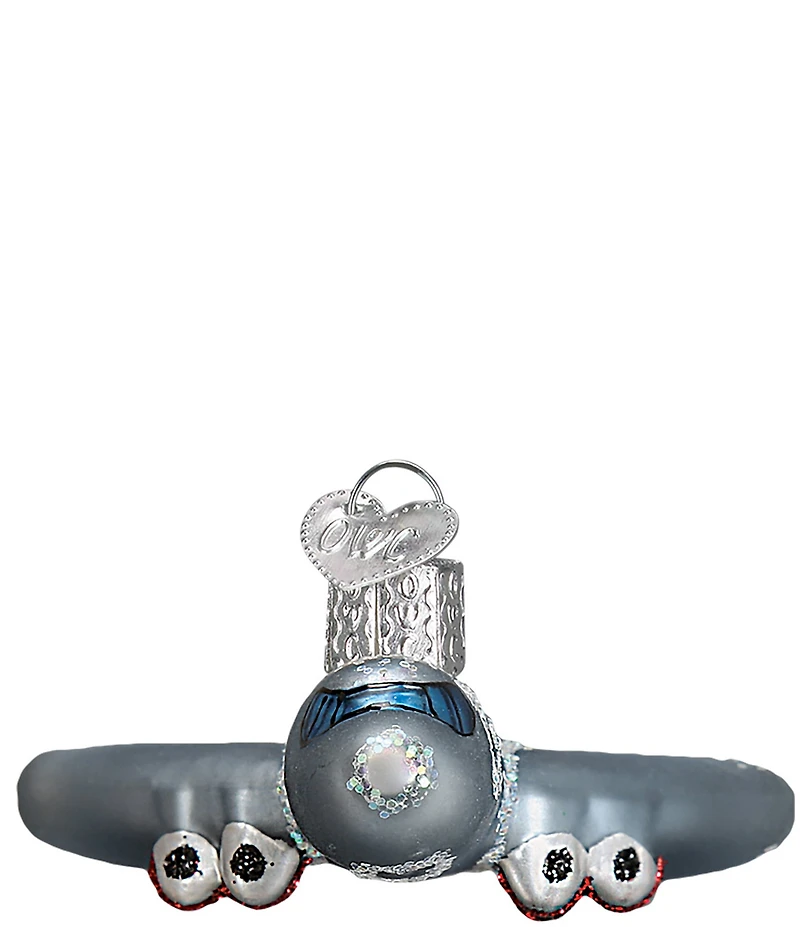Old World Christmas Passenger Plane Ornament