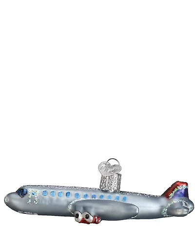 Old World Christmas Passenger Plane Ornament