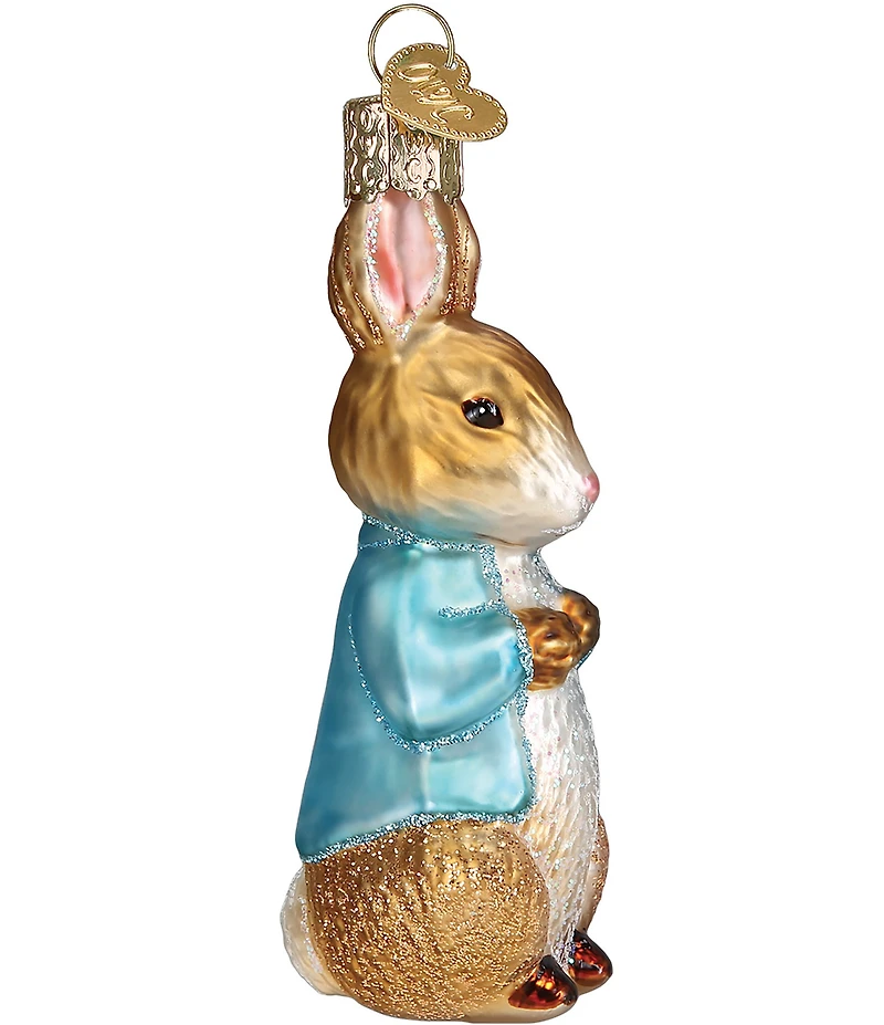 Old World Christmas Peter Rabbit Glass Ornament