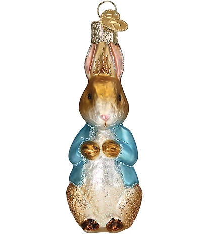 Old World Christmas Peter Rabbit Glass Ornament