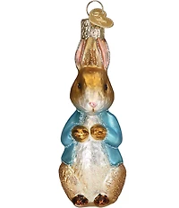 Old World Christmas Peter Rabbit Glass Ornament