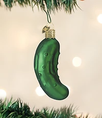 Old World Christmas Pickle Glass Ornament