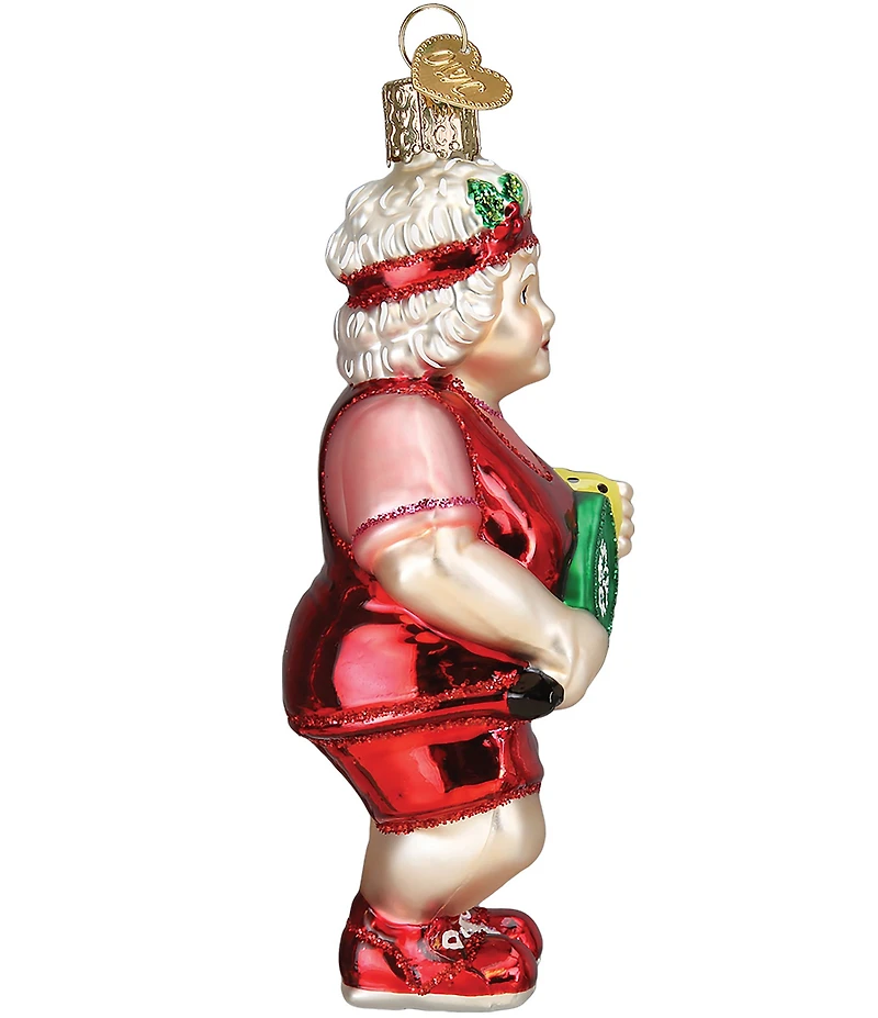 Old World Christmas Pickleball Mrs. Claus Ornament
