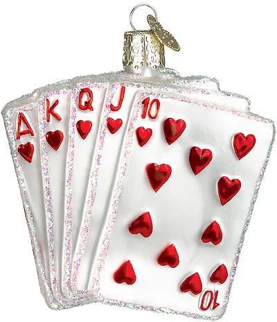 Old World Christmas Royal Flush Ornament