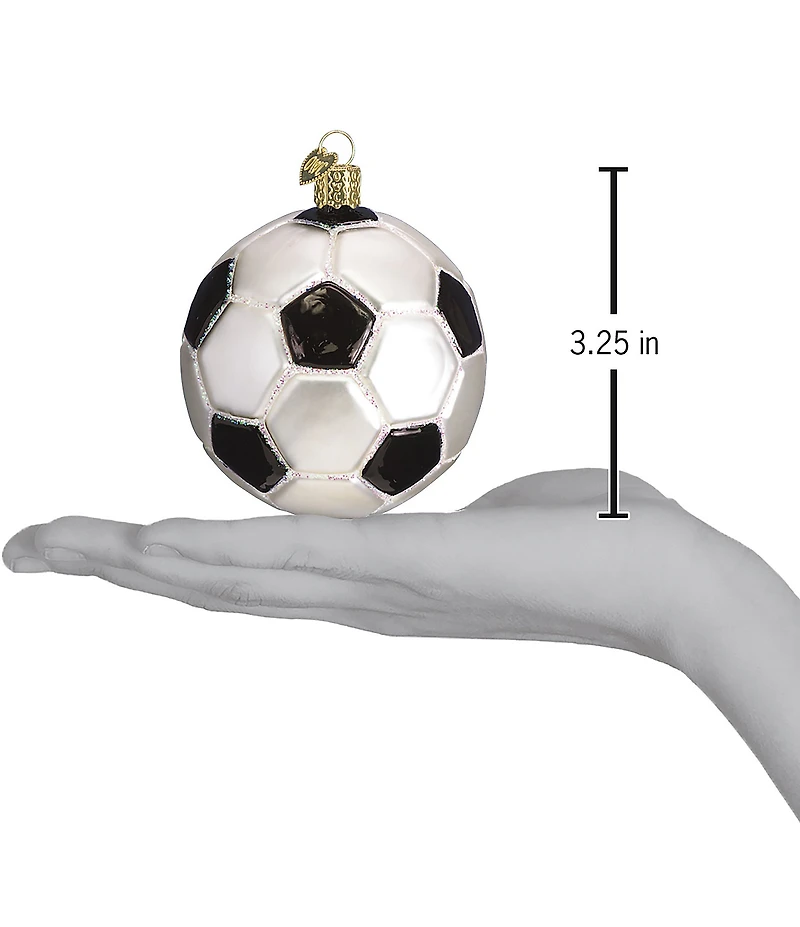 Old World Christmas Soccer Ball Ornament