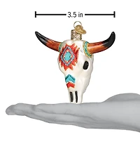 Old World Christmas Southwestern Steer Skull Ornament