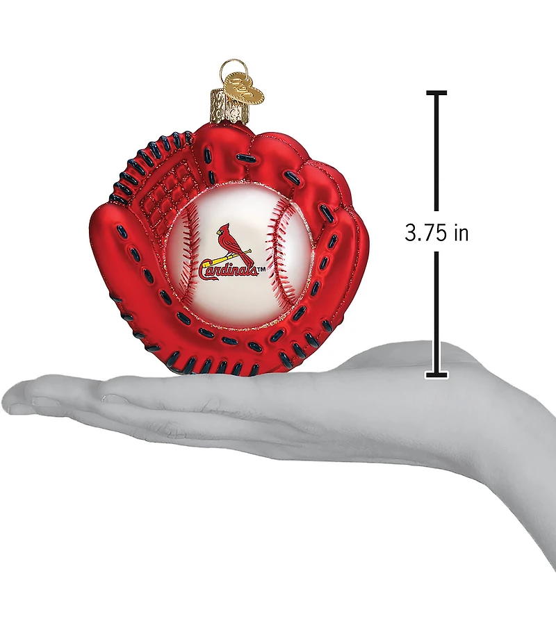 Old World Christmas St. Louis Cardinals Baseball Mitt Ornament