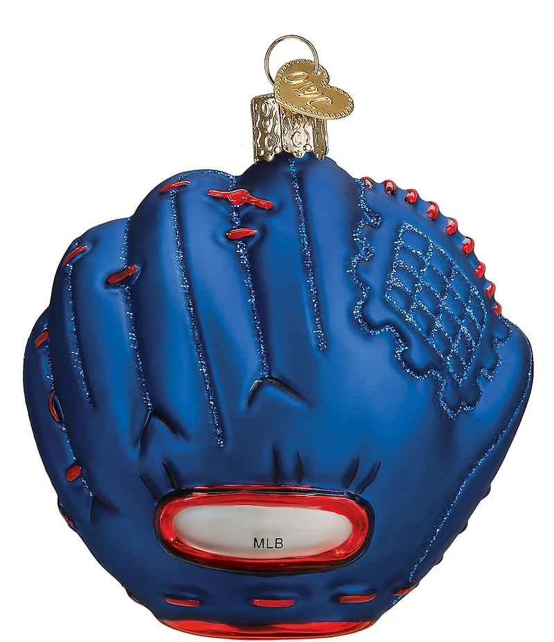 Old World Christmas Texas Rangers Baseball Mitt Ornament
