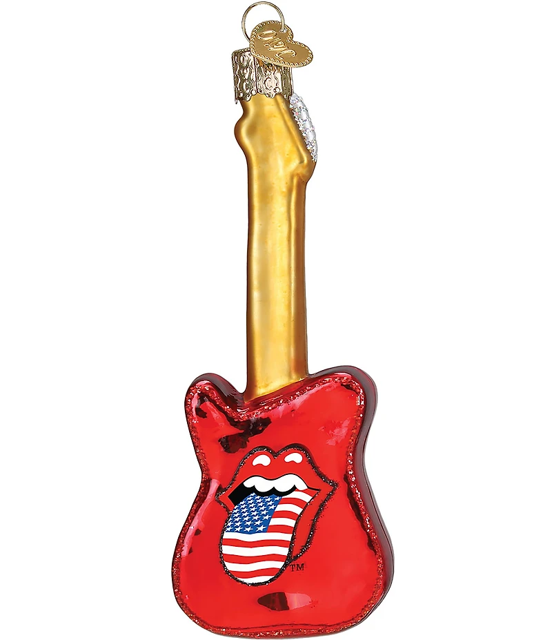 Old World Christmas The Rolling Stones Guitar Ornament
