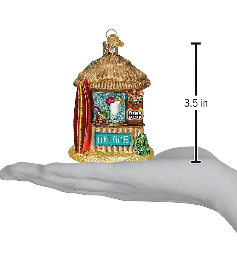 Old World Christmas Tiki Hut Ornament