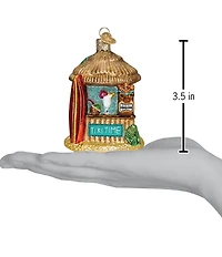 Old World Christmas Tiki Hut Ornament