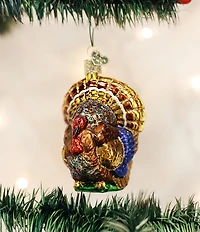 Old World Christmas Tom Turkey Glass Ornament