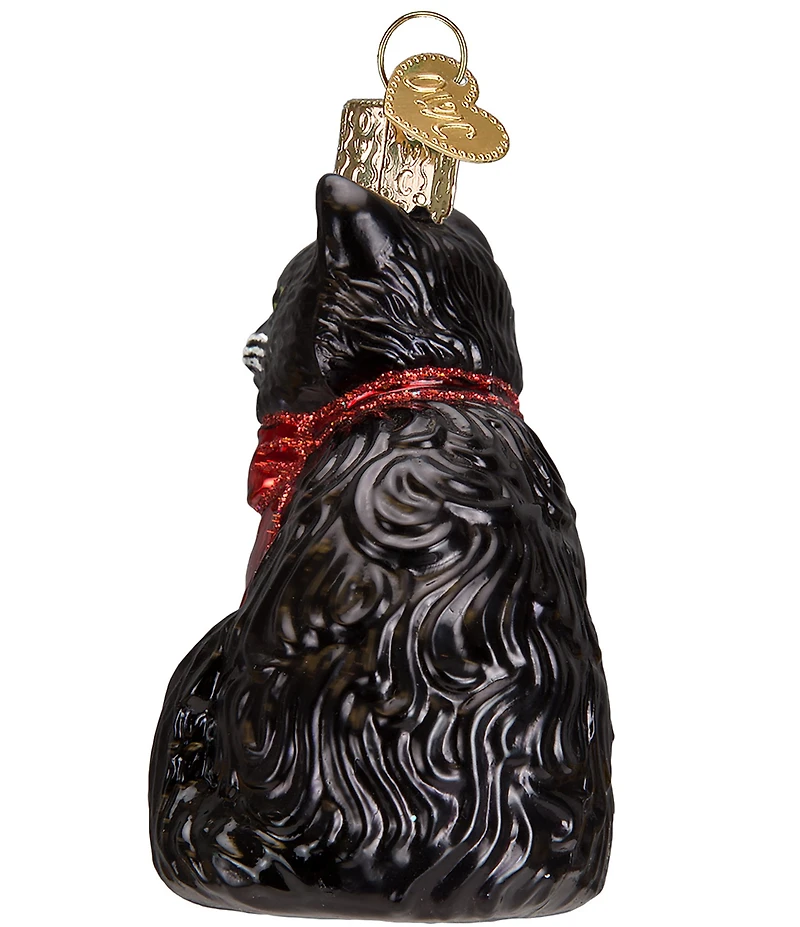 Old World Christmas Tuxedo Kitty Glass Ornament
