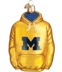 Old World Christmas University of Michigan Hoodie Ornament