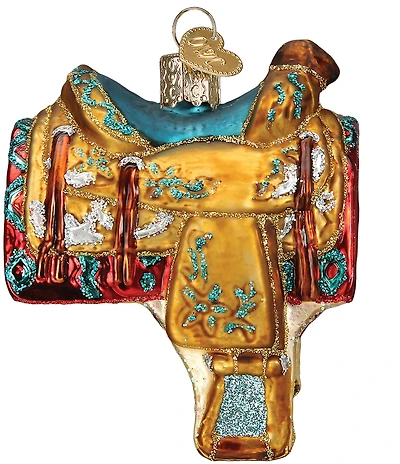 Old World Christmas Western Saddle Ornament