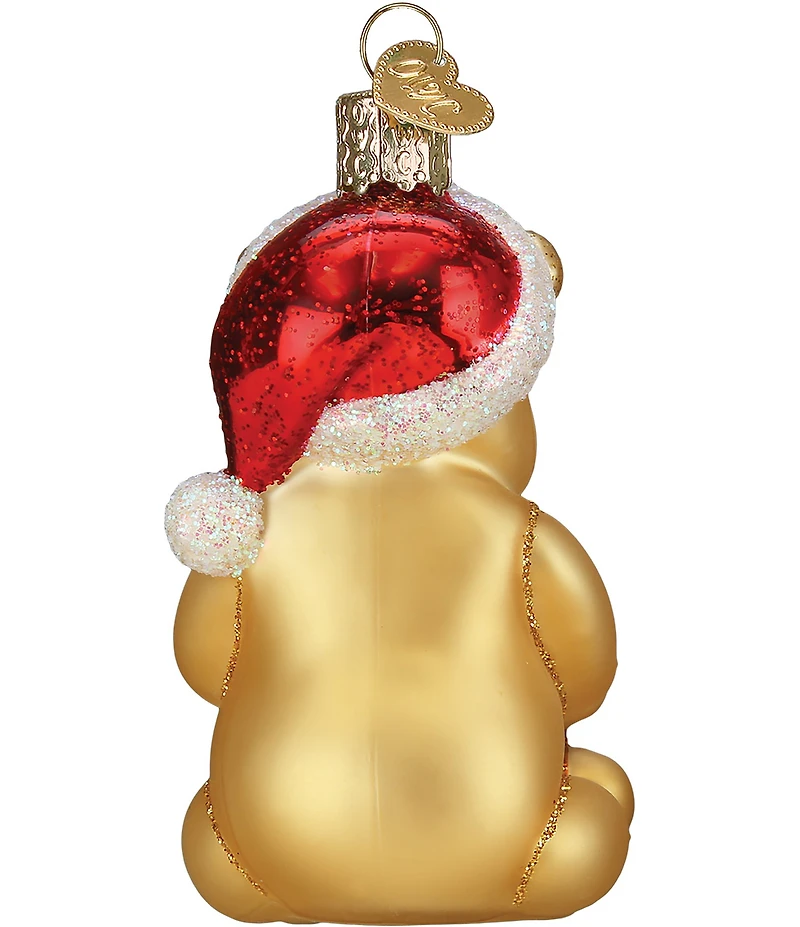 Old World Christmas Winnie The Pooh Glass Ornament