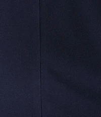 Oleg Cassini Plus Size Scuba Crepe Cap Sleeve Beaded Bodice Dress