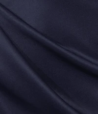 Oleg Cassini Plus Size Strapless Side Drape Scuba Gown