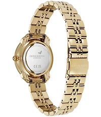 Olivia Burton Women's Art Deco 2.0 Quartz Analog Gold Tone Stainless Steel Bracelet Watch