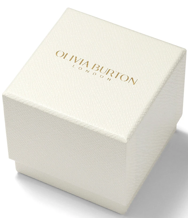 Olivia Burton Women's Art Deco 2.0 Quartz Analog Gold Tone Stainless Steel Bracelet Watch